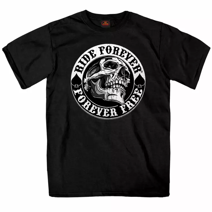 T-Paita, Hot Leathers, Spade skull - T-paidat - TP977 - 1