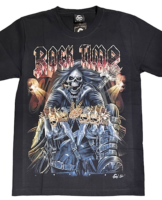 T-paita Rock Time, musta - T-paidat - TP1347 - 1