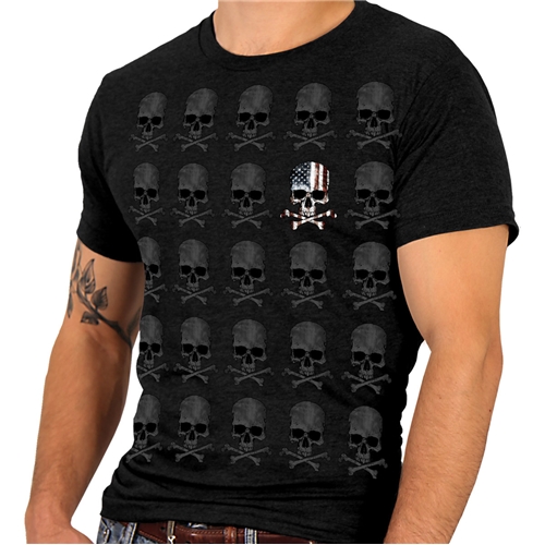 T-paita, Skull Pattern, jumbo print - T-paidat - TP1177 - 1