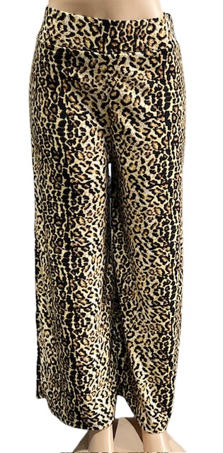 Väljät Leopardihousut, vaalea - Muut housut - HO657 - 1