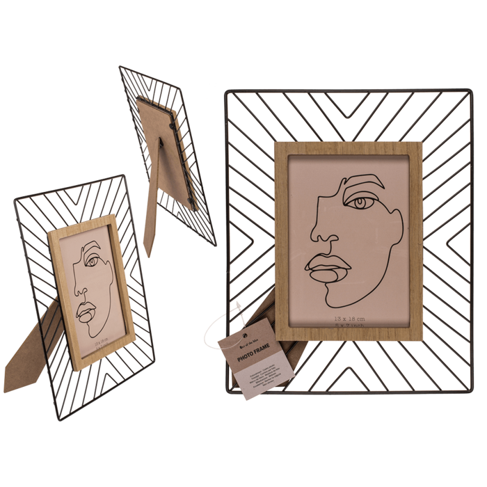 Valokuvakehys metallireunus 23 x 28 cm - Taulut, kehykset - PRT1207 - 1