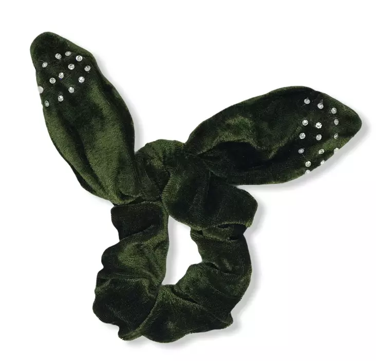 Vihreä hiusdonitsi solmulla - Hiuskoristeet - PIN317 - 1