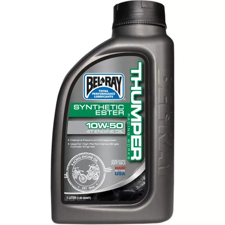 WORKS THUMPER RACING SYNTHETIC ESTER BLEND 4-STROKE ENGINE OIL 10W-50 1 LITER - Öljyt - 36010167 - 1