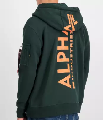 Alpha huppari ISO selka teksti vetoketju - Hupparit - ALP158 - 1