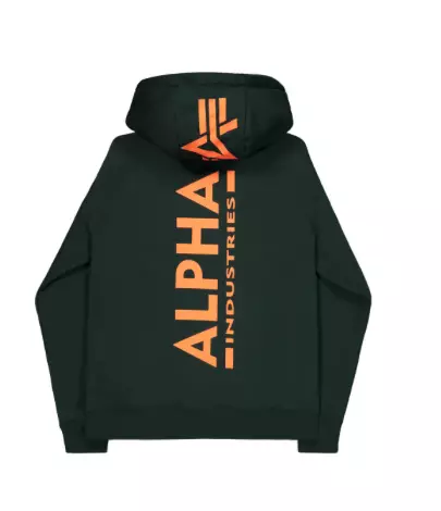 Alpha huppari ISO selka teksti vetoketju - Hupparit - ALP158 - 2