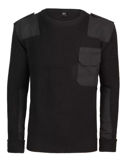 BW Pullover, Musta - Pitkähihaiset paidat - BR188 - 1