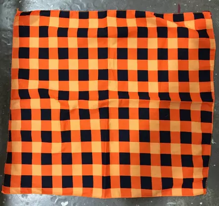 Huivi, Ralliruutu, oranssi musta - Huivit - HU408 - 1