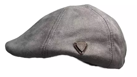 Lätsä harmaa, 6-paneelinen - Flat Capit - LC768 - 1