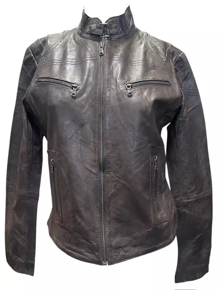 Nahkatakki Ruskea Nevada Brown Slimfit - Nahkatakit ja -liivit - T618 - 1