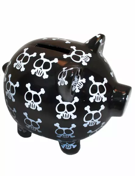 Säästöpossu, Pääkallo - Säästölippaat - PRT208 - 1