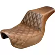 2-UP SEAT STEP UP FRONT|REAR SADDLEHYDE™ BROWN - Satulat ja satulanpäälliset - 08030568 - 1