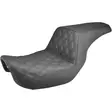 2-UP SEAT STEP UP FRONT|REAR SADDLEHYDE™|SADDLEGEL™ BLACK - Satulat ja satulanpäälliset - 08030528 - 1