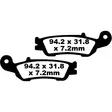 BRAKE PAD FA-TT SERIES CARBON FIBER - Jarrupalat - 17220308 - 1