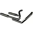 EXHAUST SYSTEM 2 INTO 2 WITH TWO-STEP CROSSOVER HEADER BLACK - Pakoputket ja niiden osat - 18001968 - 1