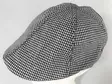 Flatcap pepita, musta/valk one size - Flat Capit - LC548 - 1