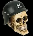 Kallo Soldier, korkeus n.13,5 cm - Kallot, Halloweenrekvisiitta - HOR258 - 1