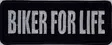 Kangasmerkki Biker for Life - Kangasmerkit - K1498 - 1