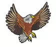 Kangasmerkki Flying Eagle - Kangasmerkit - K1628 - 1