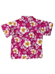 Lasten Havaijipaita, Pinkki, valkoiset k - T-paidat - KID448 - 2