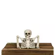 Maasta nouseva luuranko - Kallot, Halloweenrekvisiitta - HOR738 - 2