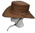 Nahkainen hattu, kamelinruskea - Hatut - HAT168 - 2