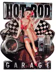 Peltikyltti Hot Rod Garage - Taulut, kehykset - PELT368 - 1
