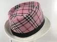 Pinkki ruutuinen hattu. - Hatut - HAT68 - 3