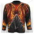 Pitkähiha Flaming Death - Pitkähihaiset paidat - SPI138 - 1