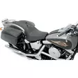 SEAT SOLO W/OPTIONAL EZ GLIDE BACKREST FRONT WITH DRIVER BACKREST RECEPTACLE VINYL BLACK - Satulat ja satulanpäälliset - 08020618 - 1