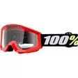 STRATA MINI GROM RED OFFROAD GOGGLE W/ CLEAR LENS - Ajolasit - 26012468 - 1