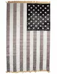 Viskoosimatto-USA lippu-musta-140x200 cm-MAT8 - Kodin tekstiilit - MAT8 - 1