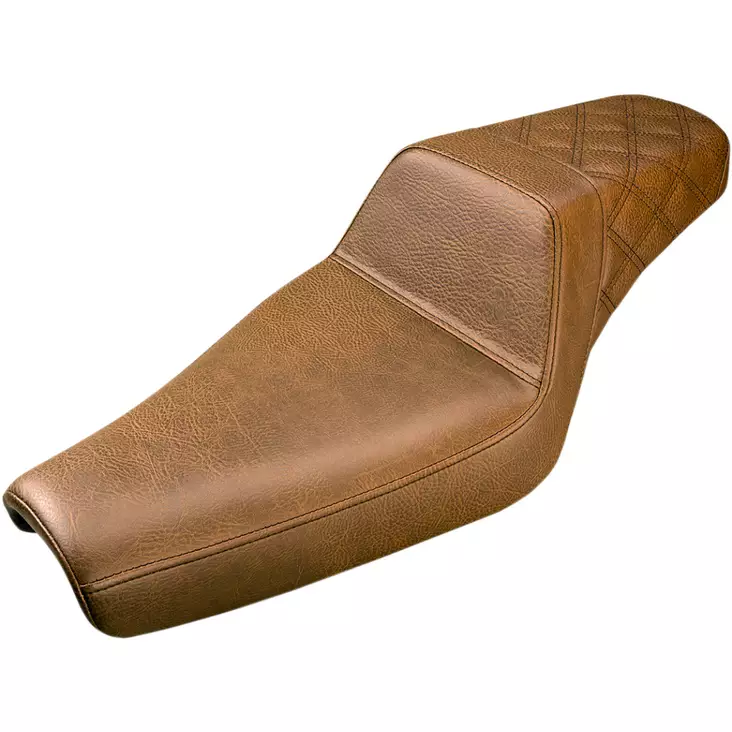 2-UP SEAT STEP UP FRONT|REAR SADDLEHYDE™ BROWN - Satulat ja satulanpäälliset - 08040688 - 1