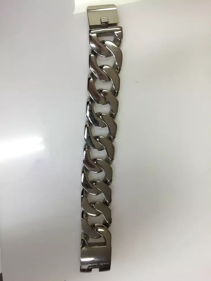 316 L Kirurginteräs, Ranneketju,leveä - Rannekorut - BA198 - 1