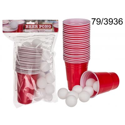 Beer Pong-juomapeli - Kodin inspiraatio - PRT1008 - 1