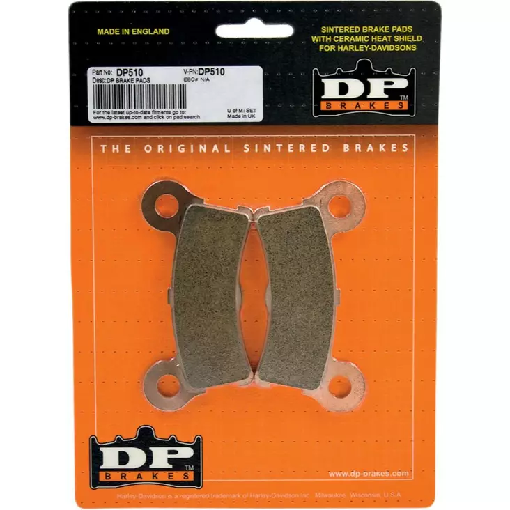 BRAKE PAD DP SINTERED REPLACEMENT STREET TOURING OFF-ROAD/ATV - Jarrupalat - 17211298 - 1