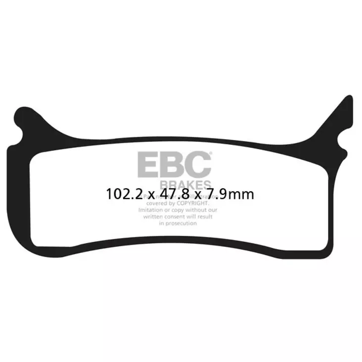 BRAKE PAD EPFA-HH SERIES SINTERED METAL - Jarrupalat - 17211958 - 1