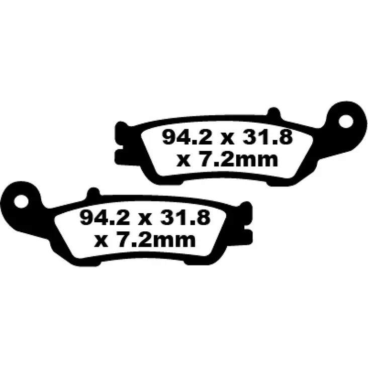 BRAKE PAD FA-TT SERIES CARBON FIBER - Jarrupalat - 17220308 - 1