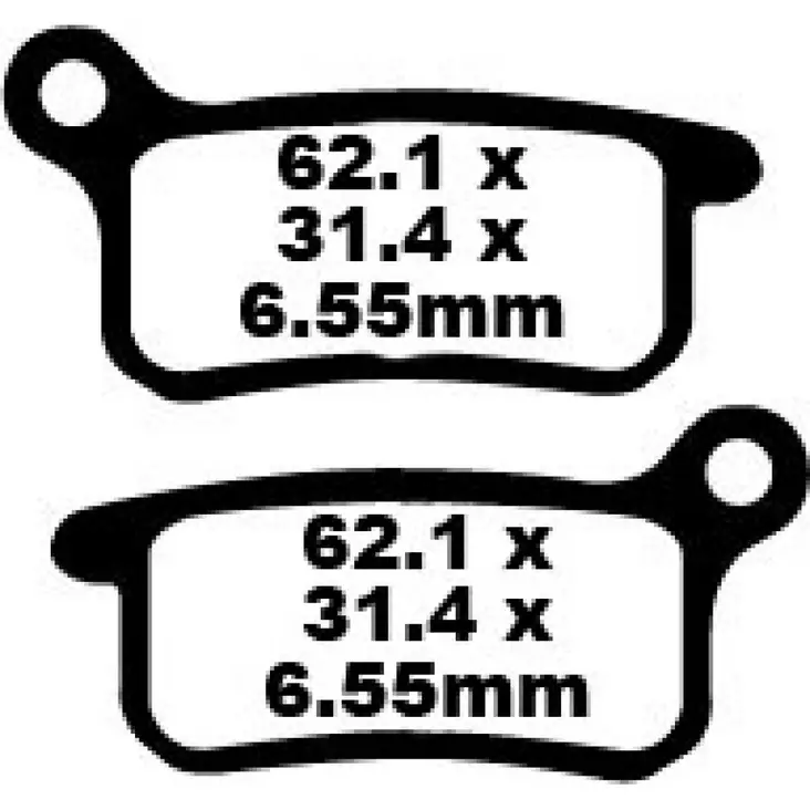 BRAKE PAD FA-TT SERIES CARBON FIBER - Jarrupalat - 17220608 - 1