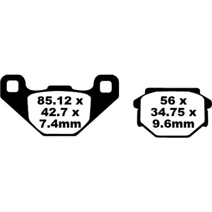 BRAKE PAD FA SERIES ORGANIC - Jarrupalat - 17220288 - 1