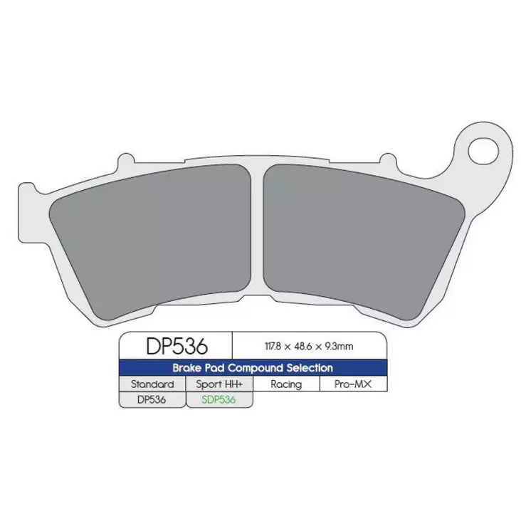 BRAKE PAD SDP SPORT HH+ HIGH FRICTION STREET - Jarrupalat - 17211848 - 1