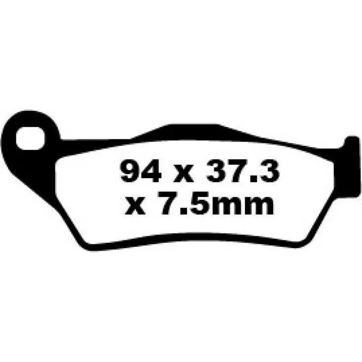 BRAKE PAD SFA-HH SERIES SINTERED METAL - Jarrupalat - 17211468 - 1