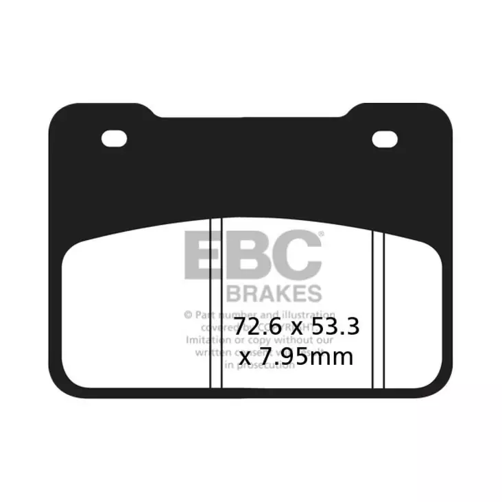 BRAKE PAD SFA-HH SERIES SINTERED METAL - Jarrupalat - 17211898 - 1