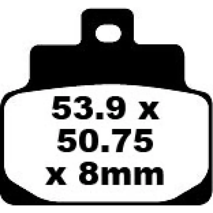 BRAKE PAD SFA SERIES ORGANIC - Jarrupalat - 17220338 - 1