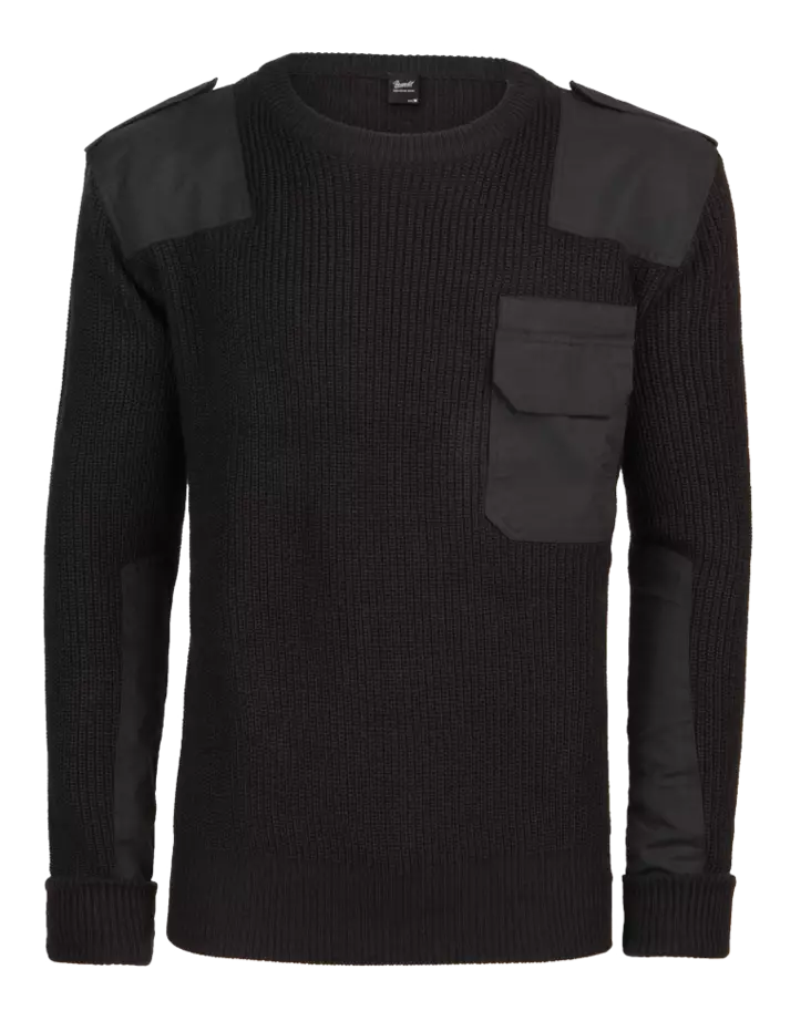 BW Pullover, Musta - Pitkähihaiset paidat - BR188 - 1