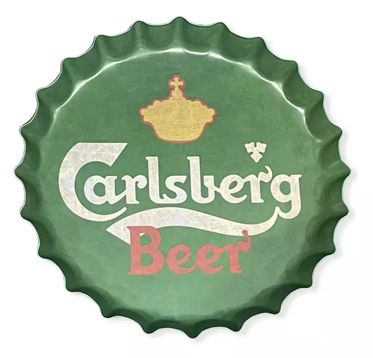 Carlsberg Beer -korkki/tarjotin - Taulut, kehykset - PELT108 - 1