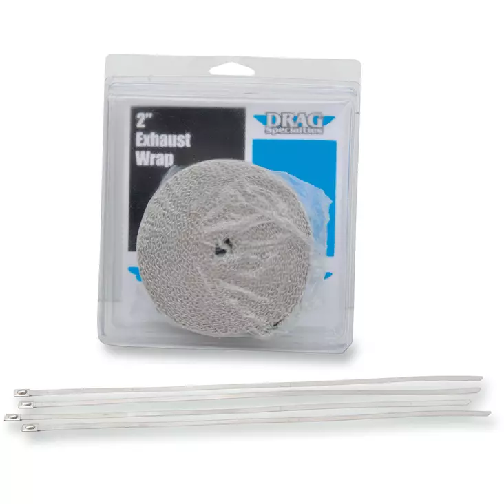 EXHAUST HEAT WRAP 2" X 25' TAN W/ TIE - Pakoputket ja niiden osat - 18610668 - 1