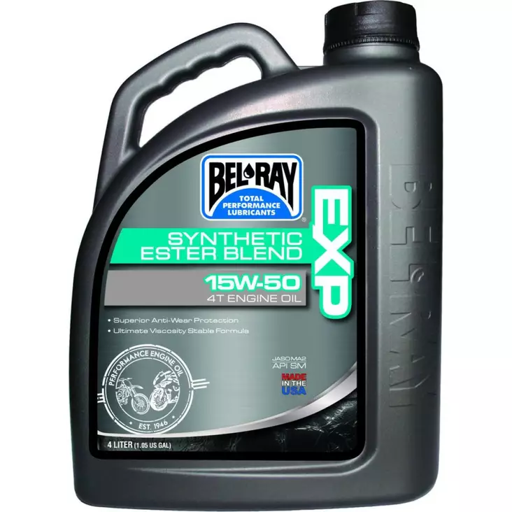 EXP SEMI-SYNTHETIC ESTER BLEND 4-STROKE ENGINE OIL 15W-50 4 LITER - Öljyt - 36010158 - 1