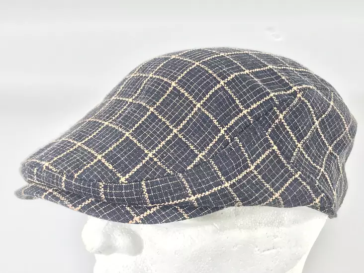 Flatcap, mustaruskea ruutu - Flat Capit - LC518 - 1