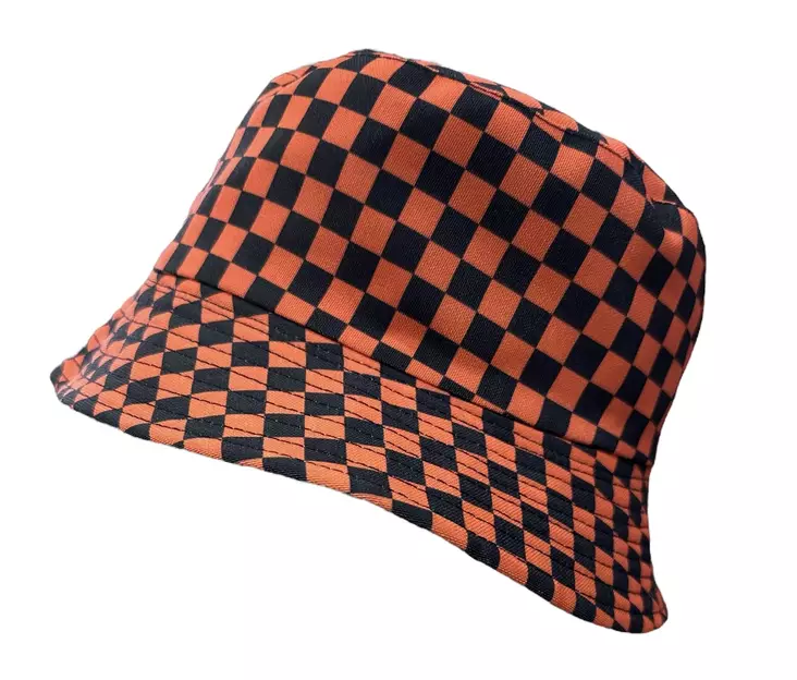 Hattu, Kalastajahattu, Oranssi musta - Hatut - HAT158 - 1