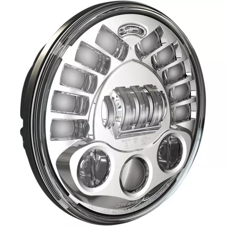 HEADLIGHTS LED ADAPTIVE 2 8791 18 CM (7'') CHROME - Adaptiiviset ajovalot - 20011778 - 1